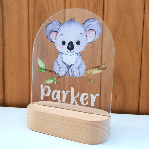 Personalized LED Night Light - Koala Design